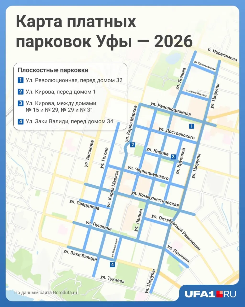 Платные парковки откроют на 14 улицах Уфы. Жители говорят, что это не решит проблему — автомобили просто переедут во дворы.