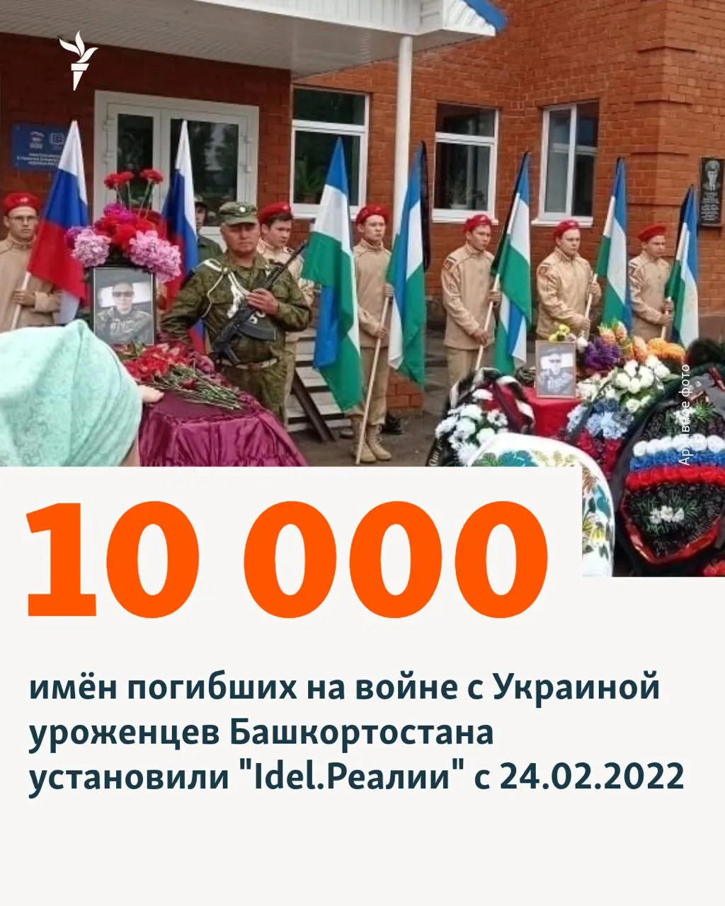 По базе сведений о потерях имена 10 тысяч погибших из Башкортостана были идентифицированы — регион лидирует по числу установленных погибших; по России зафиксировано около 18 813 погибших мобилизованных.