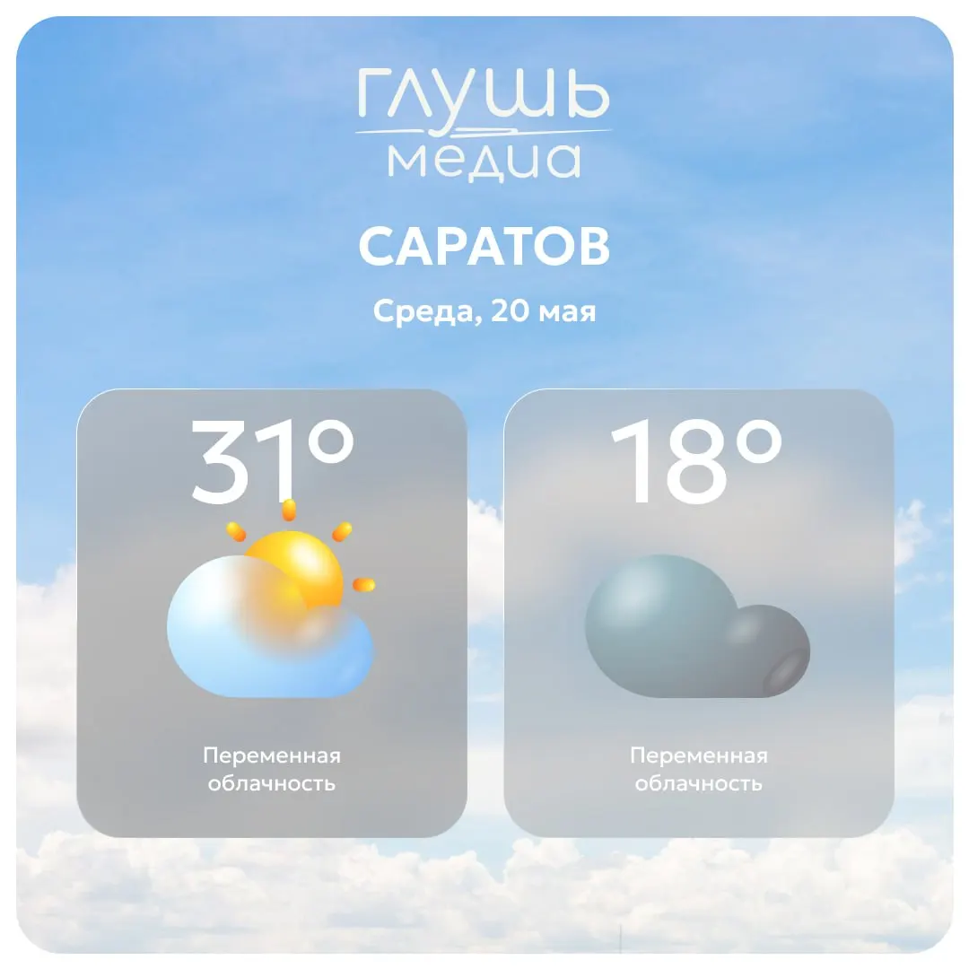 В ближайшие дни в регионе ожидается жаркая и сухая погода — существенных осадков не прогнозируется.