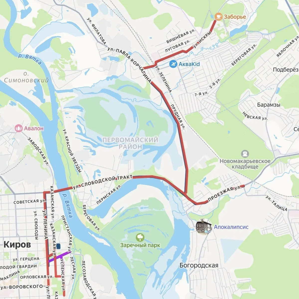 3 июня в 10:00 из Кирова начнётся Великорецкий крестный ход. С 9:00 и до окончания шествия будут перекрыты несколько улиц.