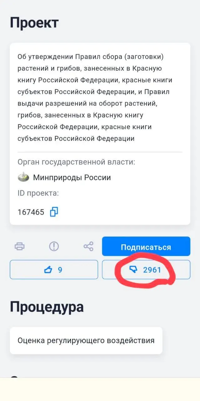 Правительство утвердило правила сбора и&nbsp;пересадки краснокнижных растений и&nbsp;грибов&nbsp;— экологи возмущены