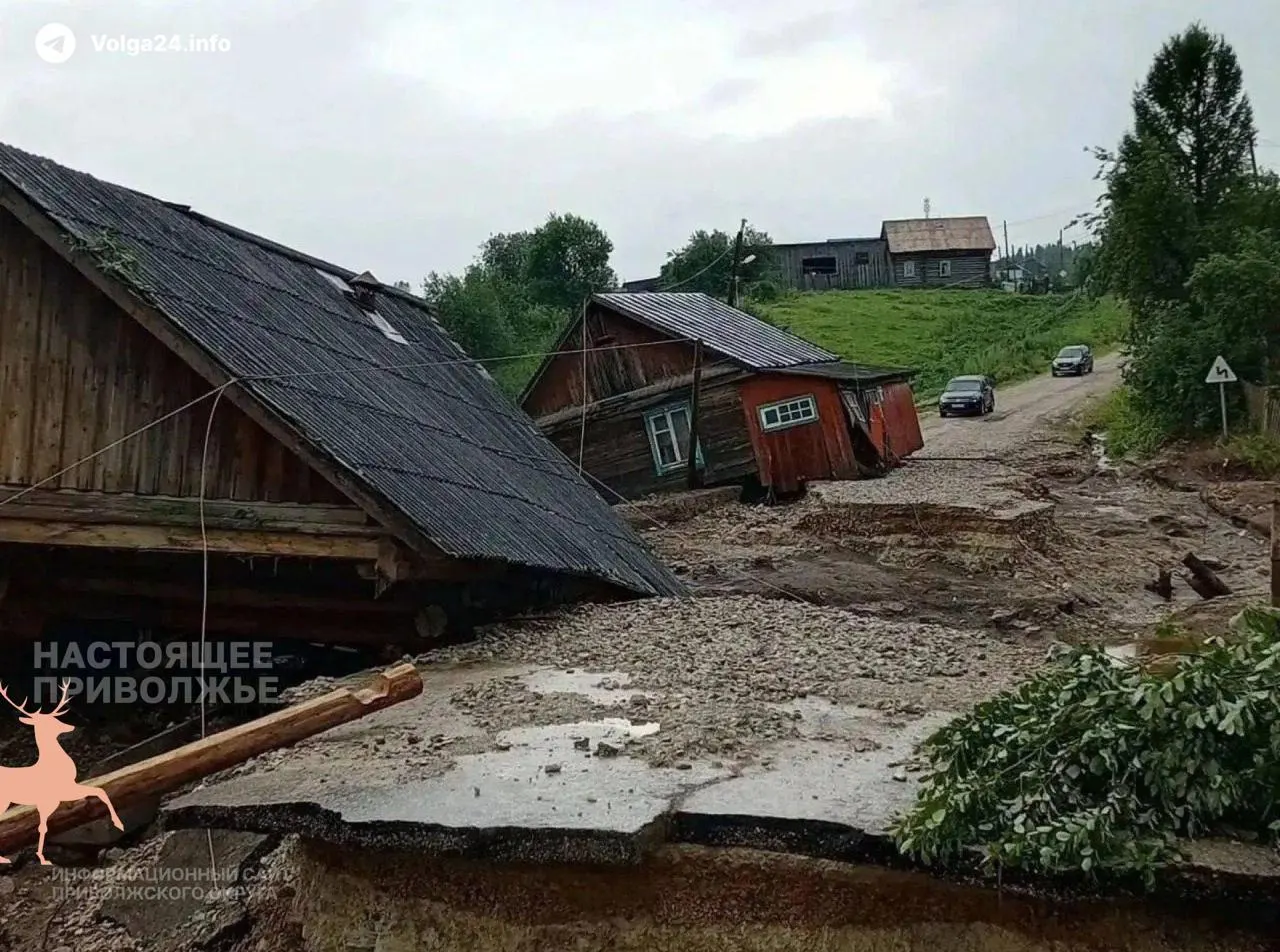 В&nbsp;Октябрьском округе Пермского края введён режим ЧС&nbsp;из‑за&nbsp;затопления домов
