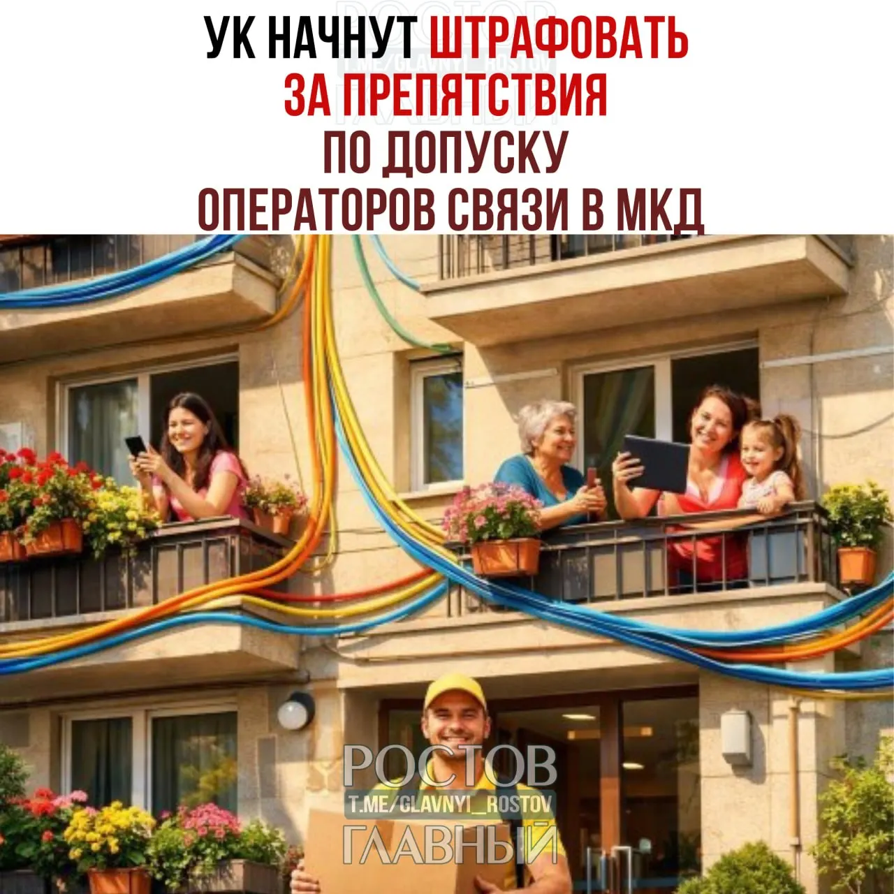 За препятствие установке, обслуживанию или демонтажу интернет-кабелей и антенн вводят штрафы: для должностных лиц — 10–40 тыс. ₽, для юридических лиц — 100–500 тыс. ₽.