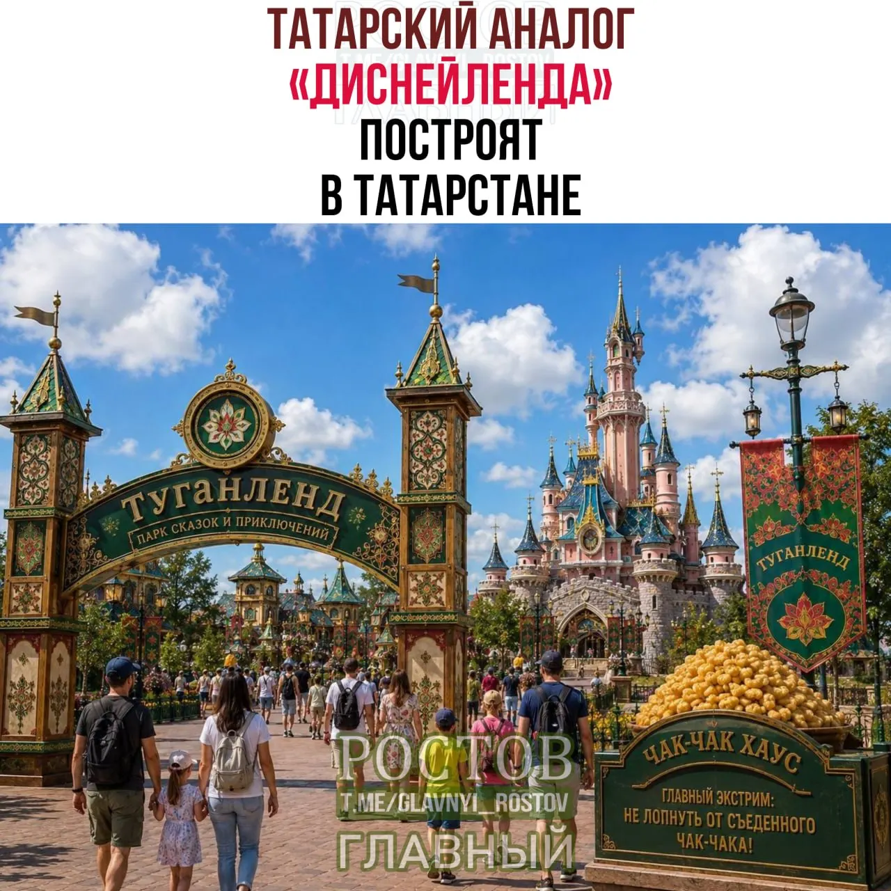 В республике готовят проект парка развлечений мирового уровня «Туганленд», который должен привлечь туристов со всей России и из других стран.