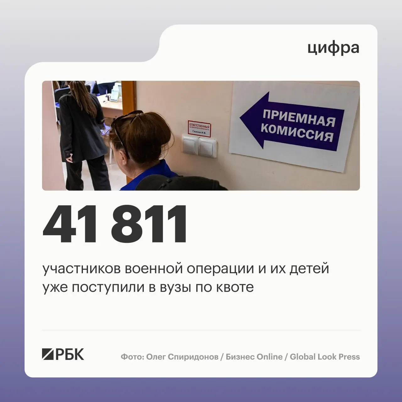 Зачисления по трём квотам составили основную часть набора: отдельная, особая и целевая квоты. В этом году квота для участников СВО и их детей составила 56 684 места, а зачислено 41 811 человек. Квота заполнена примерно на 73%, решение по платным местам ожидается осенью.