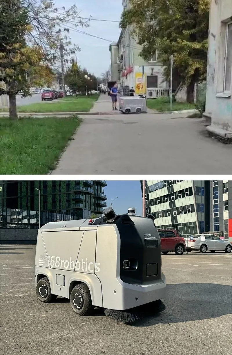 В городе стартовал тест роботизированной уборочной техники, работающей без участия человека на тротуарах, в парках и дворах.