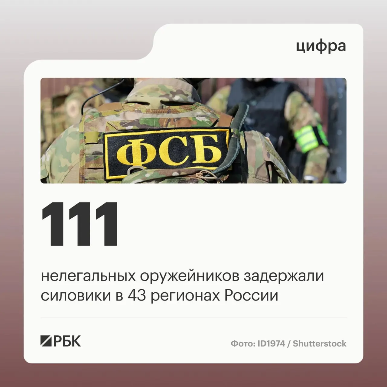 Задержаны 111 подозреваемых; прекращена работа 37 подпольных мастерских по переделке оружия; задержанные занимались восстановлением боевых свойств гражданского оружия и его продажей.