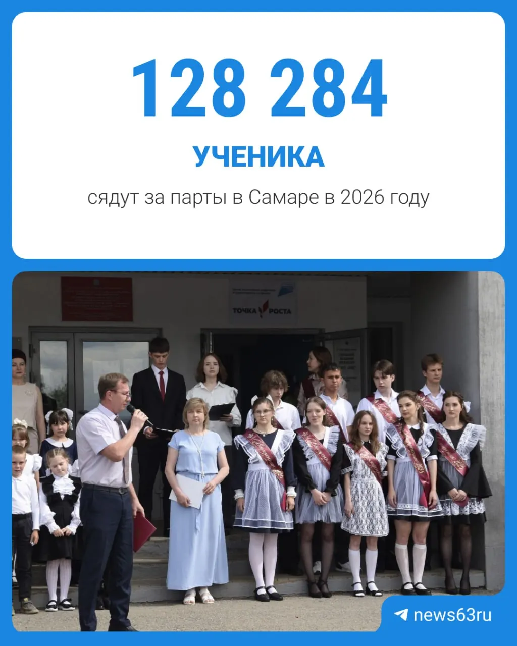 По данным статистики, в следующем учебном году в школах Самары учатся более 128 тысяч детей, работают 5476 учителей в 151 учреждении.