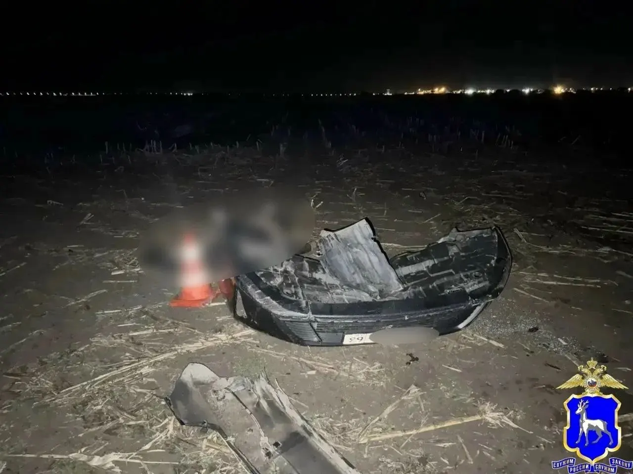 На Обводном шоссе под Тольятти автомобиль опрокинулся в кювет и загорелся; погибли водитель и пассажир.