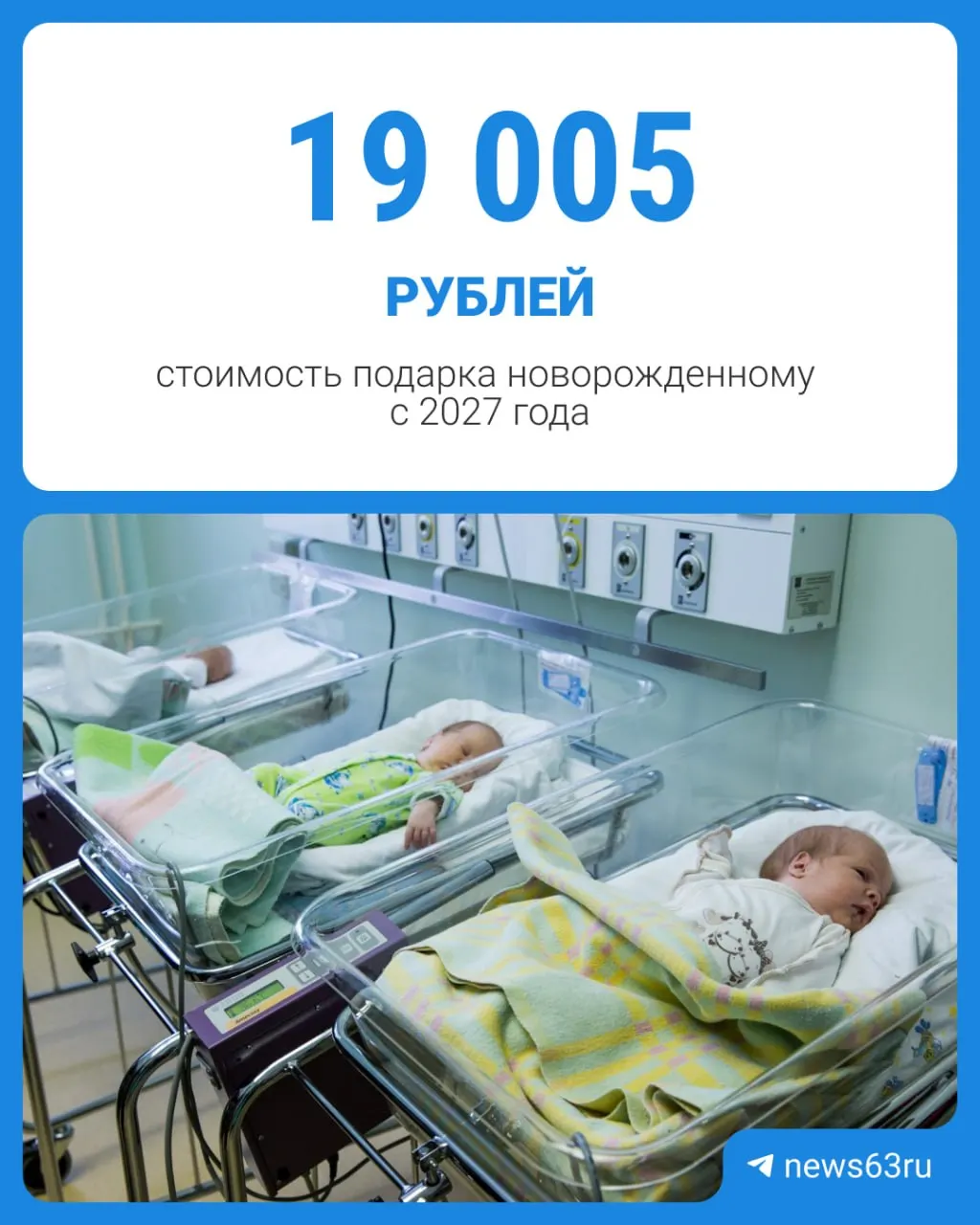 С 1 января 2027 года предельная стоимость набора для новорожденного поднимется до 19 005 рублей 35 копеек, сейчас — 17 347 рублей, рост составит 1 658 рублей 35 копеек.